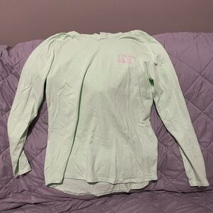 Vineyard Vines Mint Long Sleeve Tee